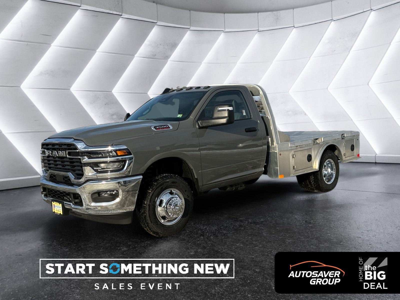 2026 RAM 3500 Chassis Cab Tradesman PJ Aluminum Skirtbody Flatbed