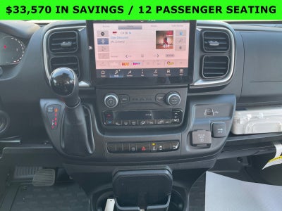 2024 RAM ProMaster Window Van High Roof 12 PASSENGER SEATING