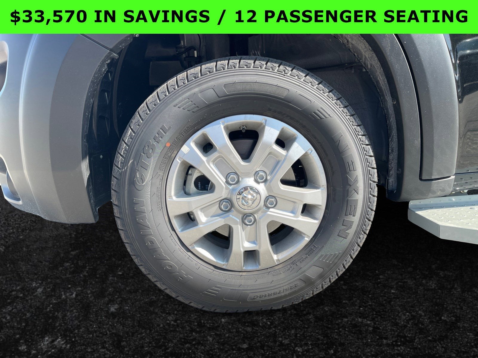 2024 RAM ProMaster Window Van High Roof 12 PASSENGER SEATING