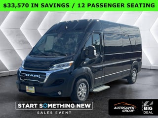 2024 RAM ProMaster Window Van High Roof 12 PASSENGER SEATING