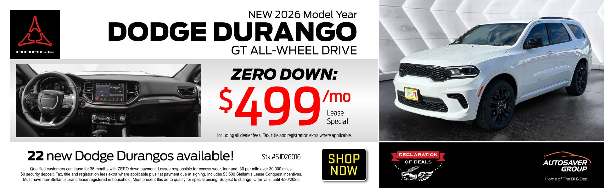 SHOP NEW DURANGO NEAR DERBY, VT