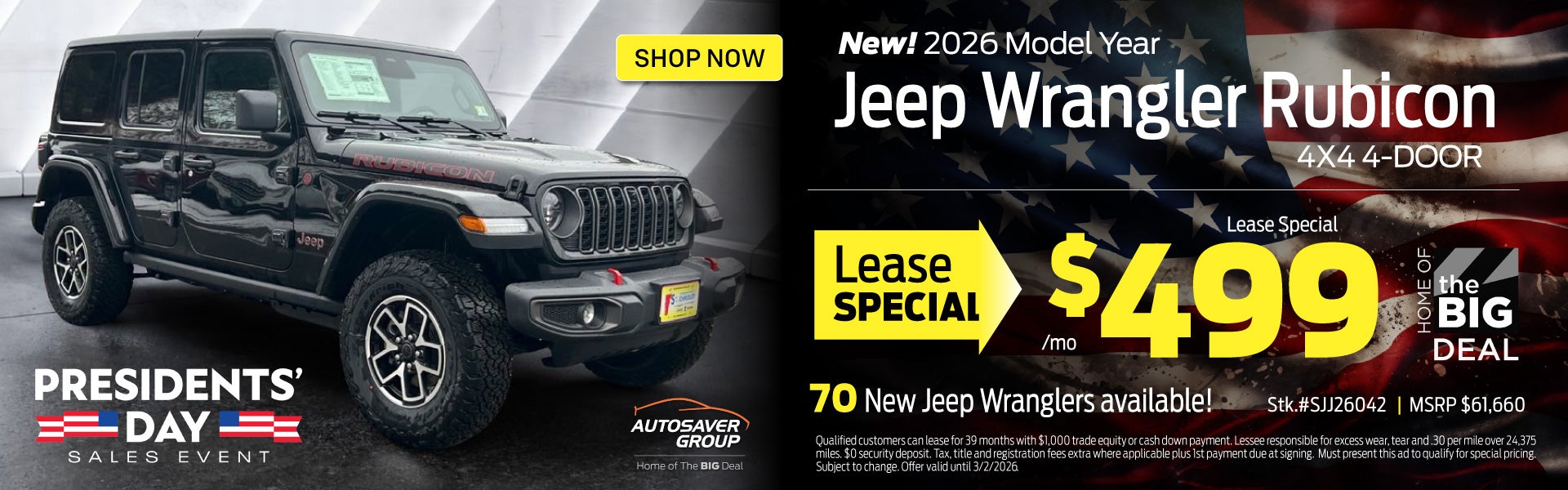 SHOP NEW JEEP NEAR DERBY, VT