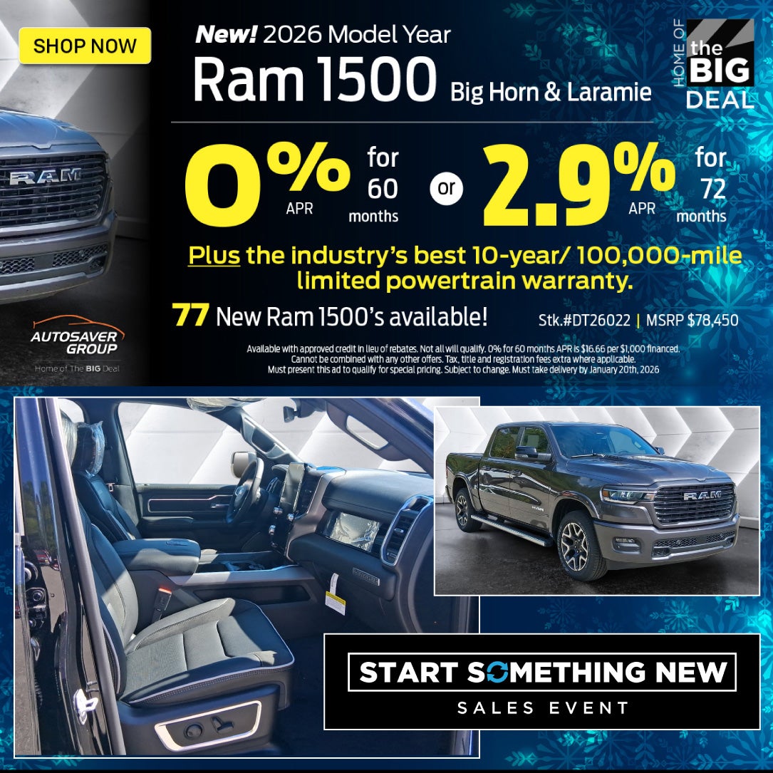 SHOP NEW RAM TRUCKS NEAR DERBY, VT