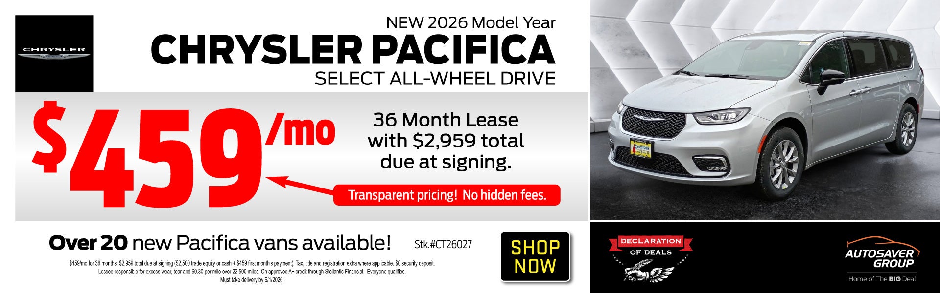 SHOP NEW PACIFICA VANS NEAR DERBY, VT